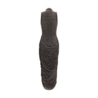 Gray Copper Cocktail Dress