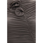 Gray Copper Cocktail Dress