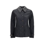 Black Polyamide Full-Length Jacket