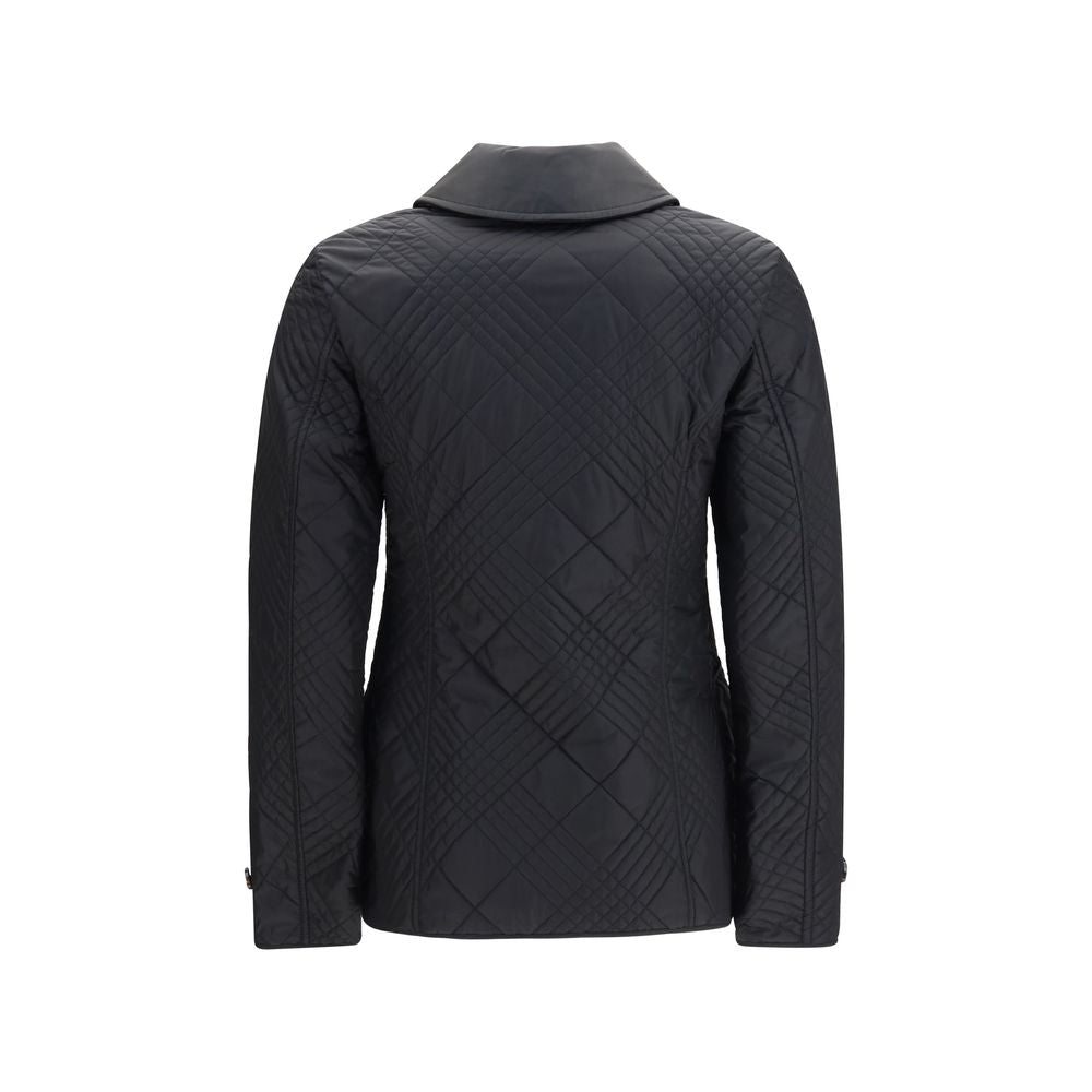 Black Polyamide Full-Length Jacket