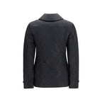 Black Polyamide Full-Length Jacket