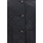 Black Polyamide Full-Length Jacket