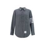 Gray Wool Oves Aries Dress Shirt