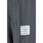 Gray Wool Oves Aries Dress Shirt