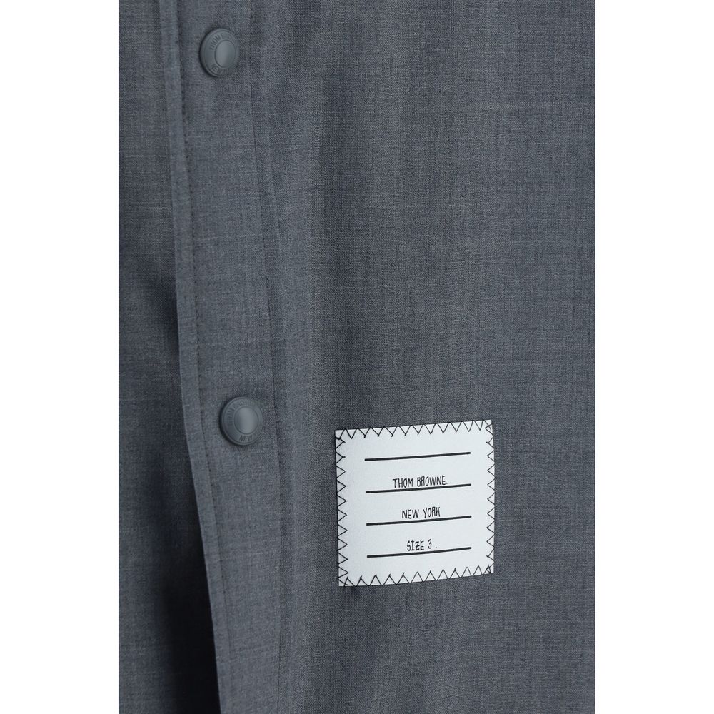 Gray Wool Oves Aries Dress Shirt
