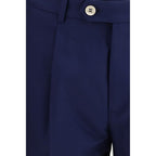Blue Wool Oves Aries Two-Piece Suit