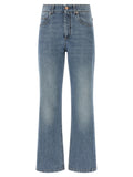 Blue Cotton Relaxed Fit Jeans