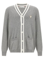 Gray Cotton Cardigan