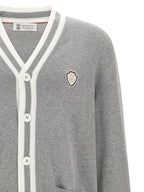 Gray Cotton Cardigan