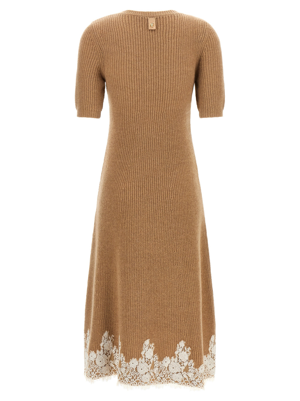 Brown Cashmere Midi Dress