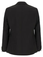Black Wool Two-Piece Suit