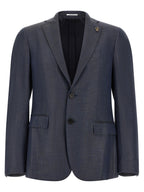 Blue Viscose Blazer