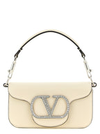 White Calfskin Shoulder Bag