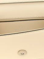 White Calfskin Shoulder Bag