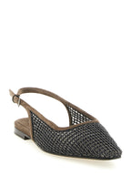 Brown Calfskin Ballet Flats