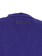 Blue Virgin Wool Cardigan