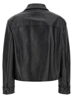 Black Calfskin Leather Jacket