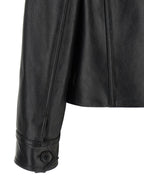 Black Calfskin Leather Jacket