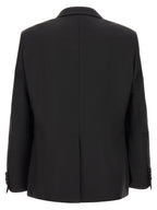 Black Virgin Wool Two-Piece Suit