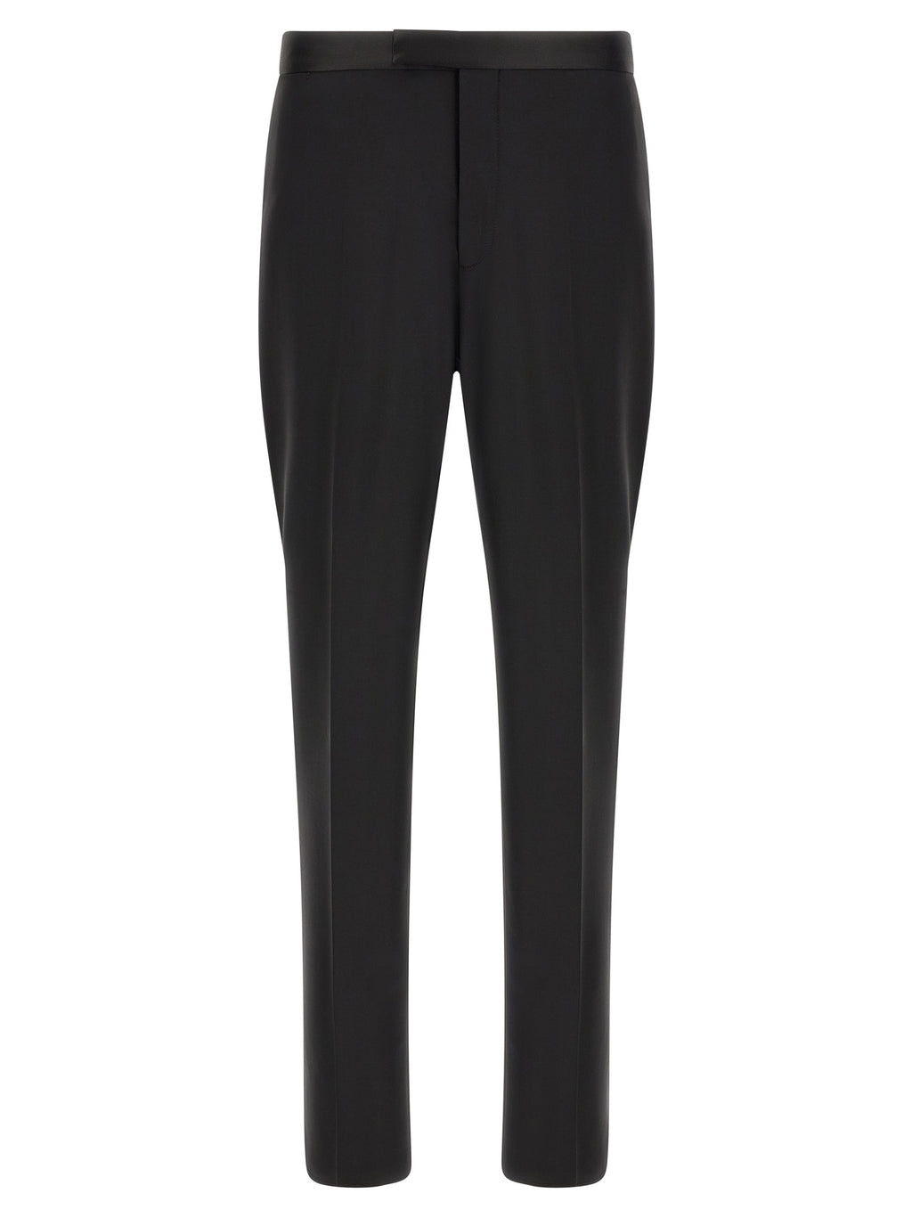 Black Virgin Wool Two-Piece Suit