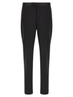 Black Virgin Wool Two-Piece Suit