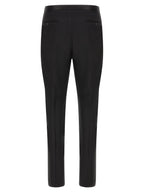 Black Virgin Wool Two-Piece Suit