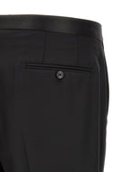 Black Virgin Wool Two-Piece Suit
