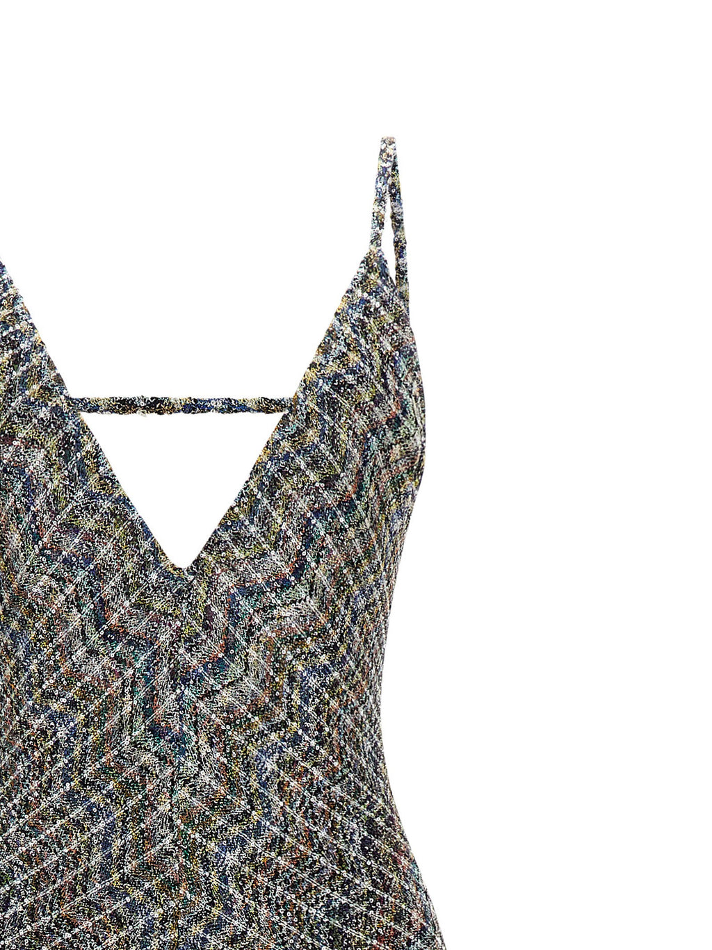 Multicolor Viscose Long Dress