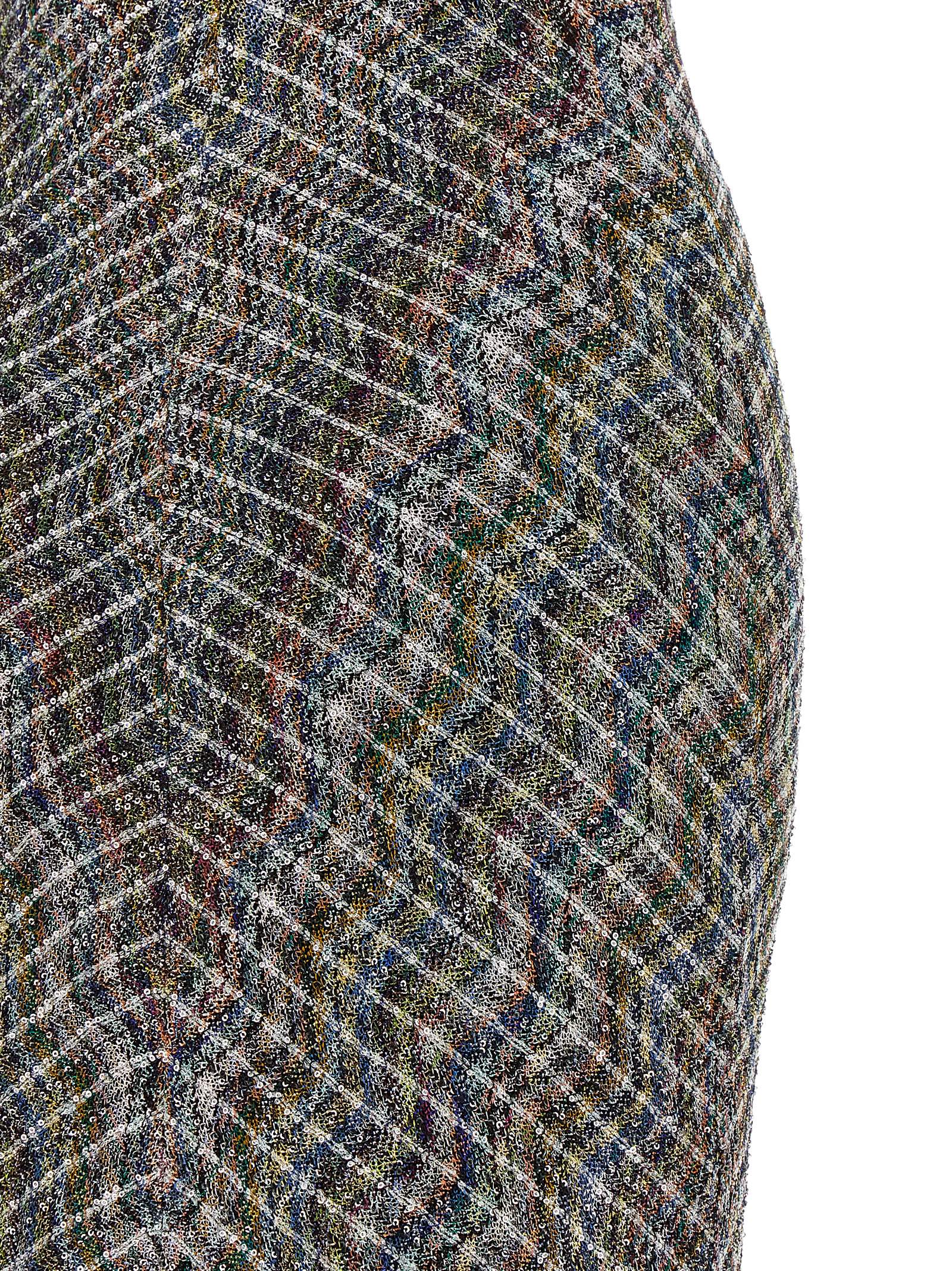 Multicolor Viscose Long Dress