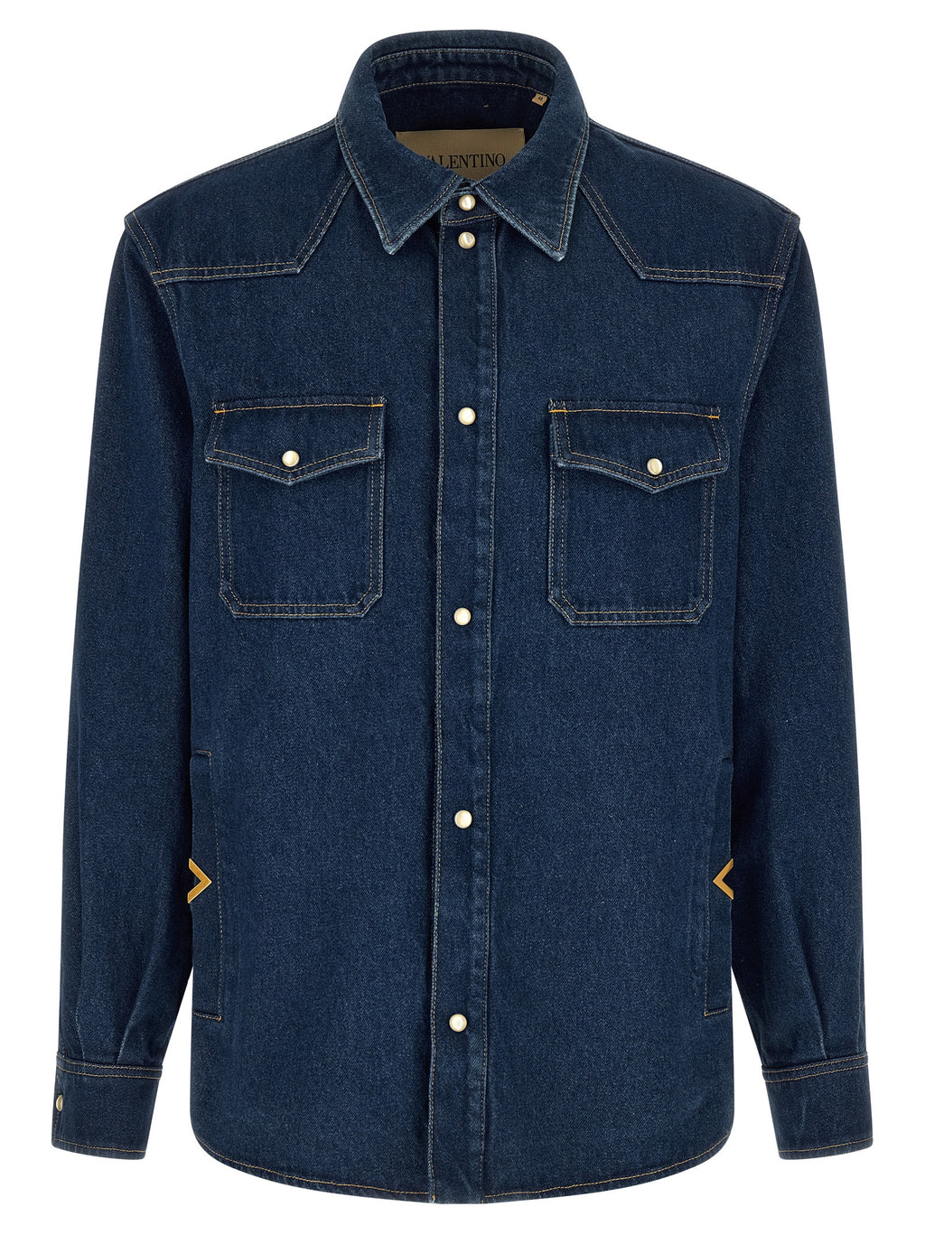 Blue Cotton Blouse