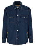 Blue Cotton Blouse