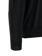 Black Wool Polo Shirt