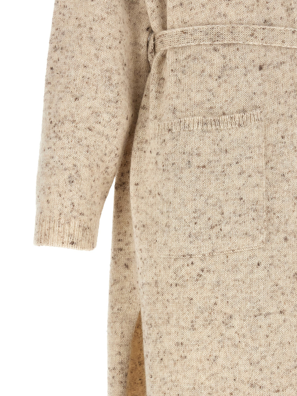 Beige Wool Cardigan