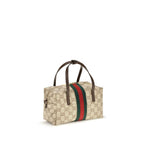 Beige Fabric Handbag