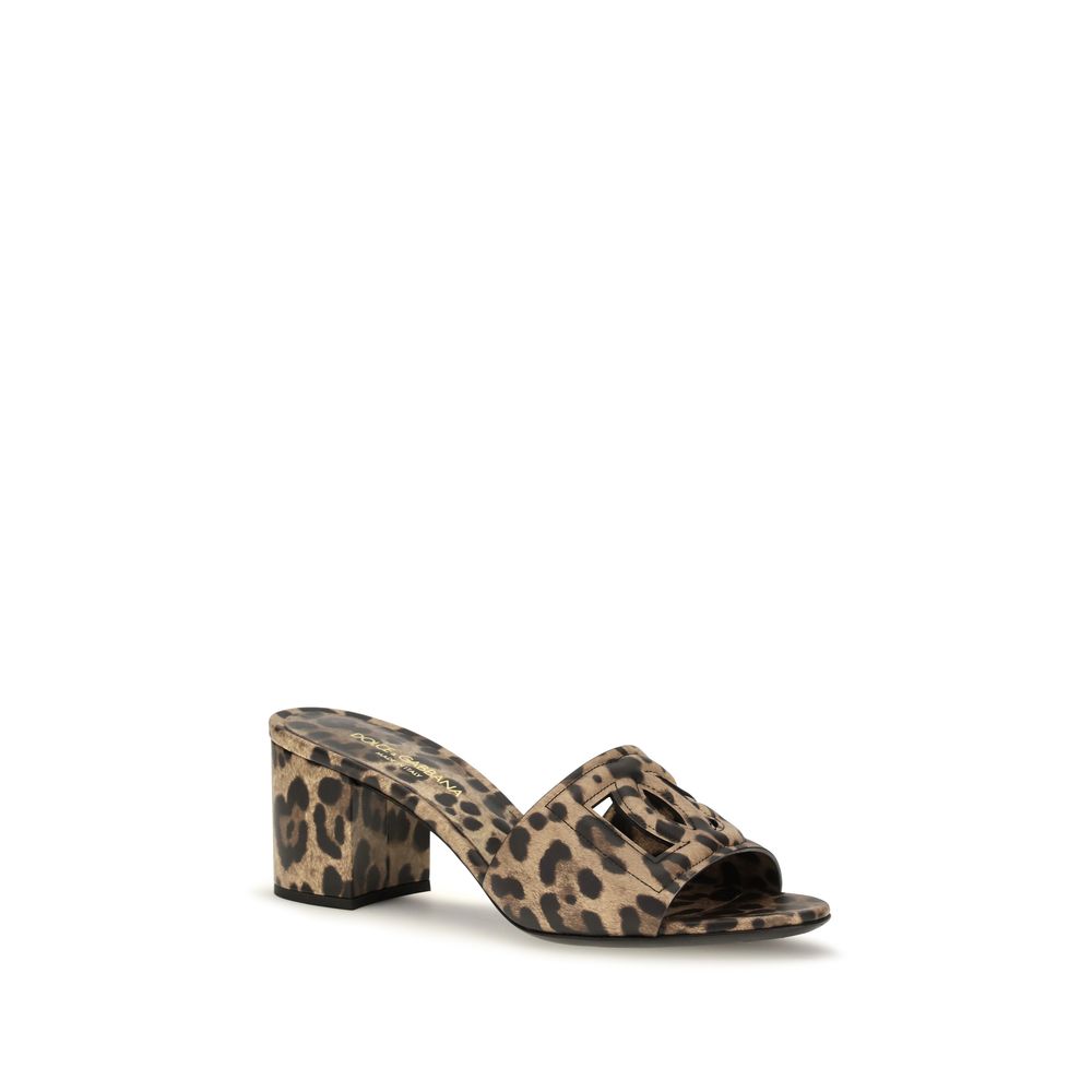 Beige Calf Leather Bos Taurus Mules