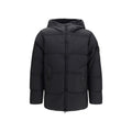 Black Goose Down Full-Length Jacket