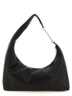 Black Calfskin Shoulder Bag