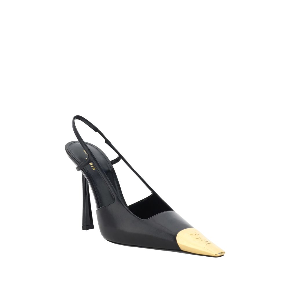 Black Calf Leather Bos Taurus High Heel Pumps