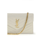 Beige Calf Leather Bos Taurus Wallet