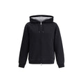 Black Cotton Sweatshirt