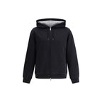 Black Cotton Sweatshirt