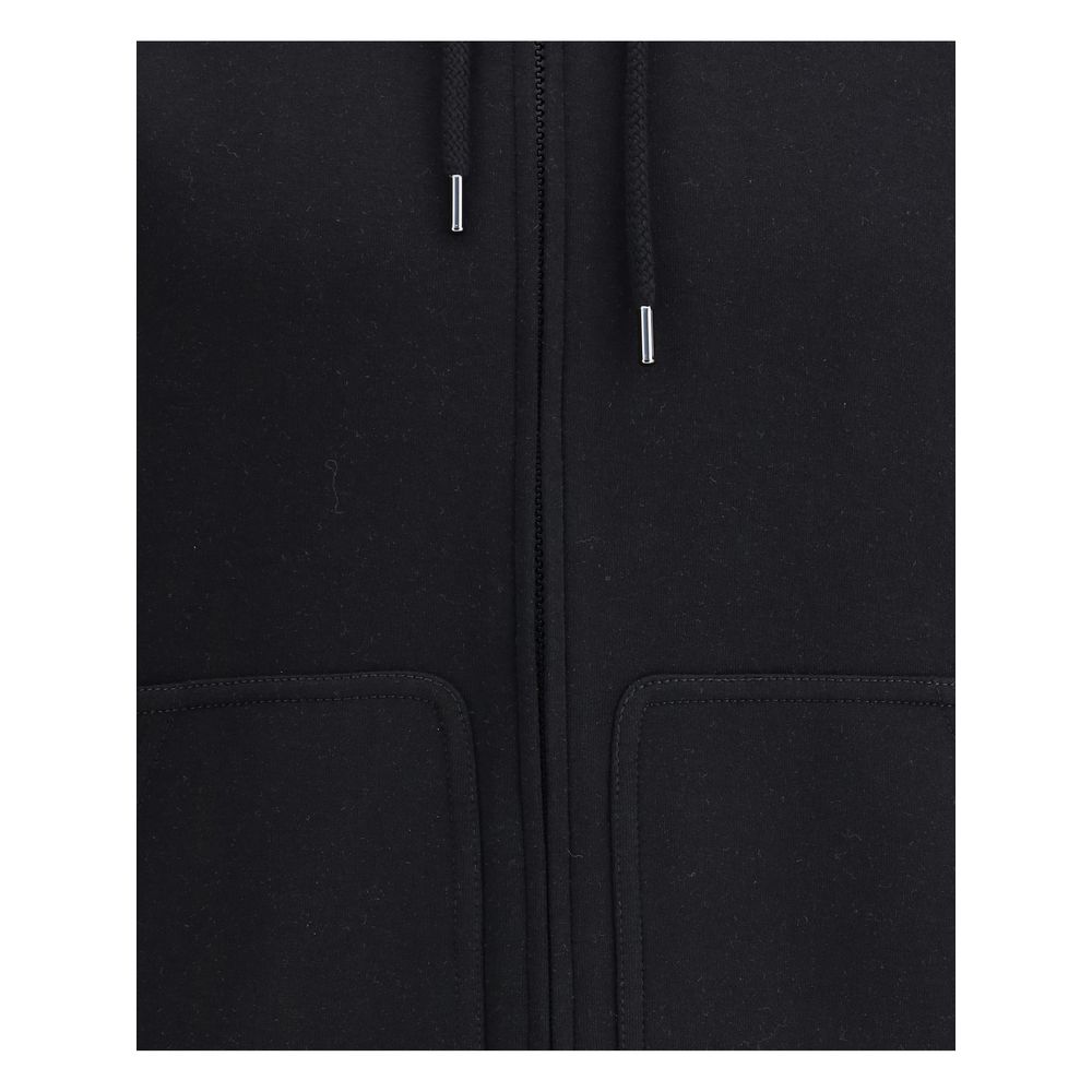 Black Cotton Sweatshirt