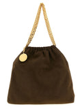 Brown Polyester Shoulder Bag