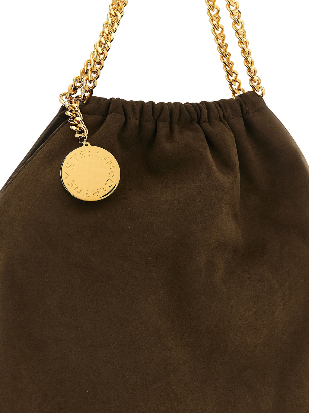 Brown Polyester Shoulder Bag