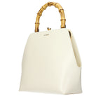 Beige Leather Handbag