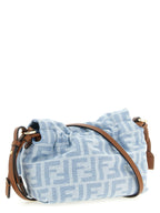 Blue Cotton Handbag