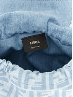 Blue Cotton Handbag