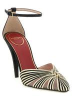 Multicolor Viscose High Heel Pumps