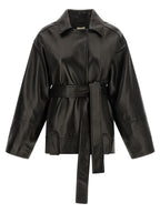 Black Lamb Leather Leather Jacket