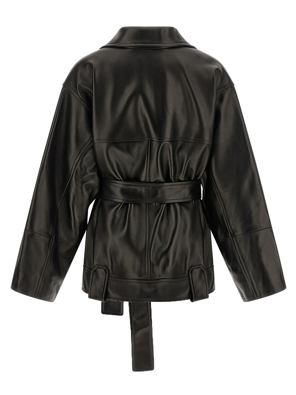 Black Lamb Leather Leather Jacket